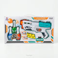 2-in-1 Magic Water & Soft Bullet Blaster Gun with Bowling Target Set