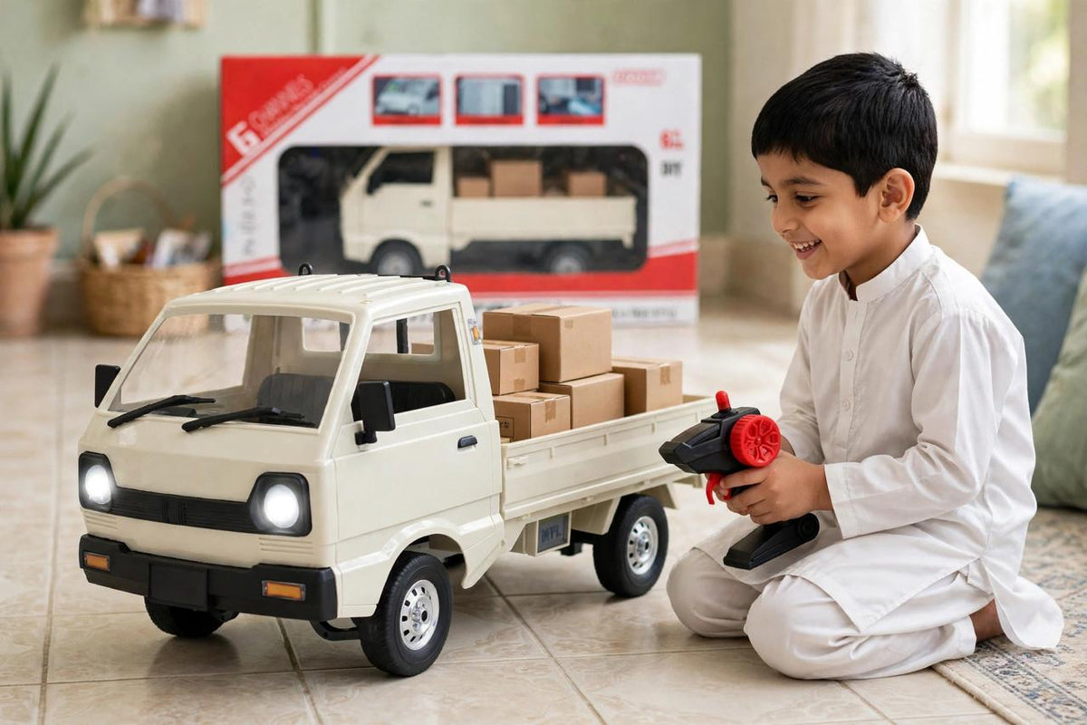 Remote Control Cargo Truck – 6-Channel Wireless Toy Truck