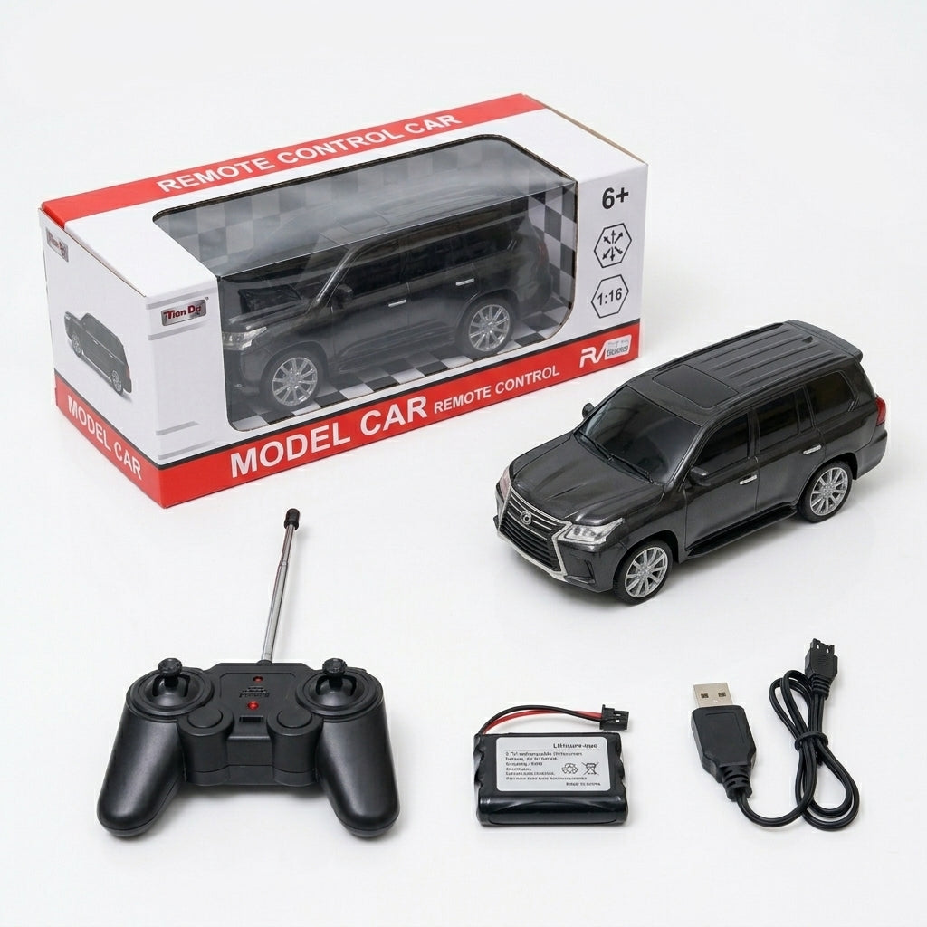1:16 Scale Remote Control SUV Model Toy Car for Kids – 6+ Years