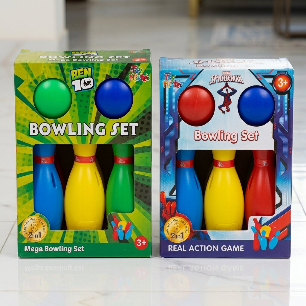 2-in-1 Bowling Game & Coin Bank Toy Set for Kids