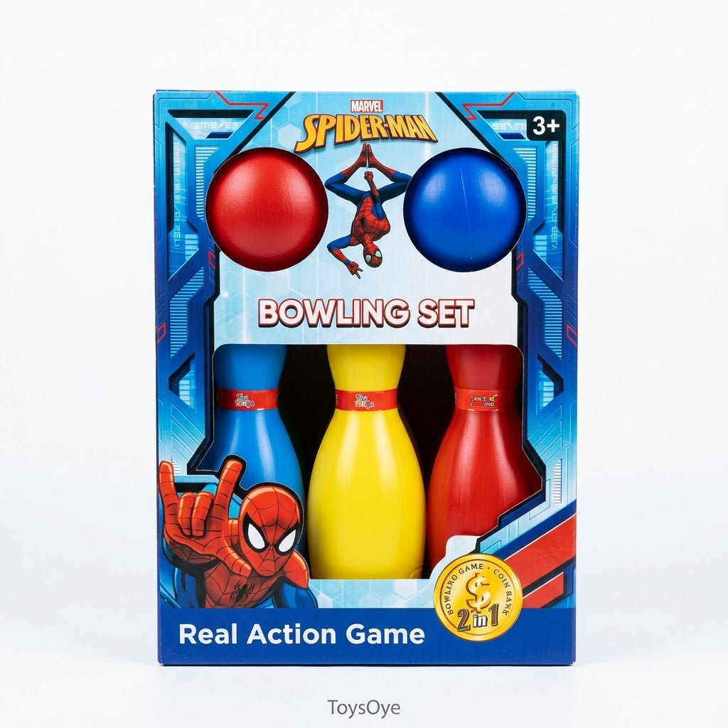2-in-1 Bowling Game & Coin Bank Toy Set for Kids