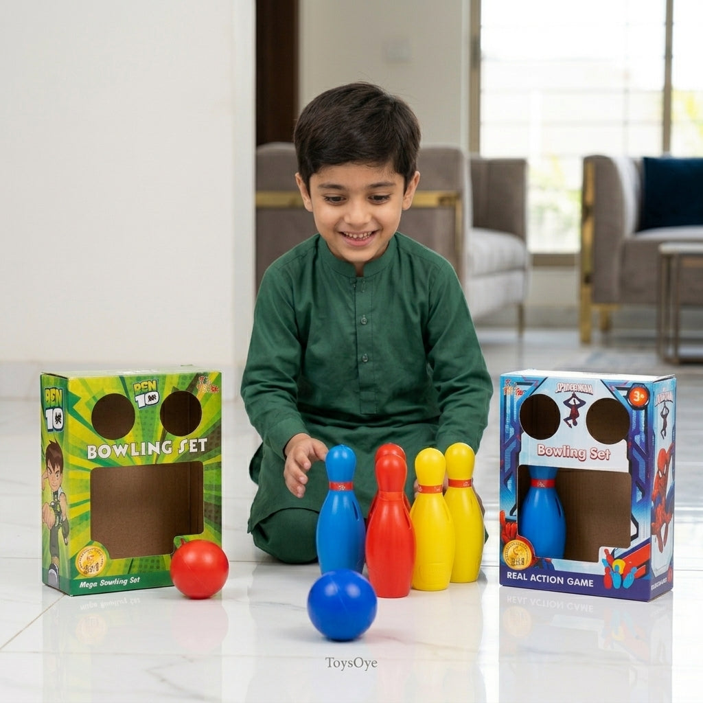 2-in-1 Bowling Game & Coin Bank Toy Set for Kids