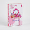 Kids Dressing Table Vanity Set – 46-Piece Pretend Play Makeup Set with Mirror & Accessories