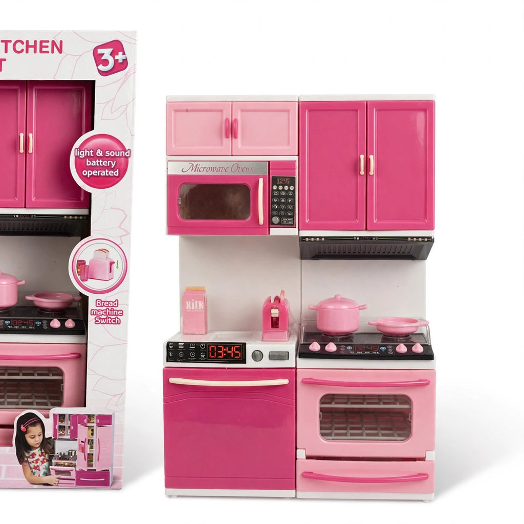 My Happy Kitchen – Kids Kitchen Playset | Pretend Play Cooking Set