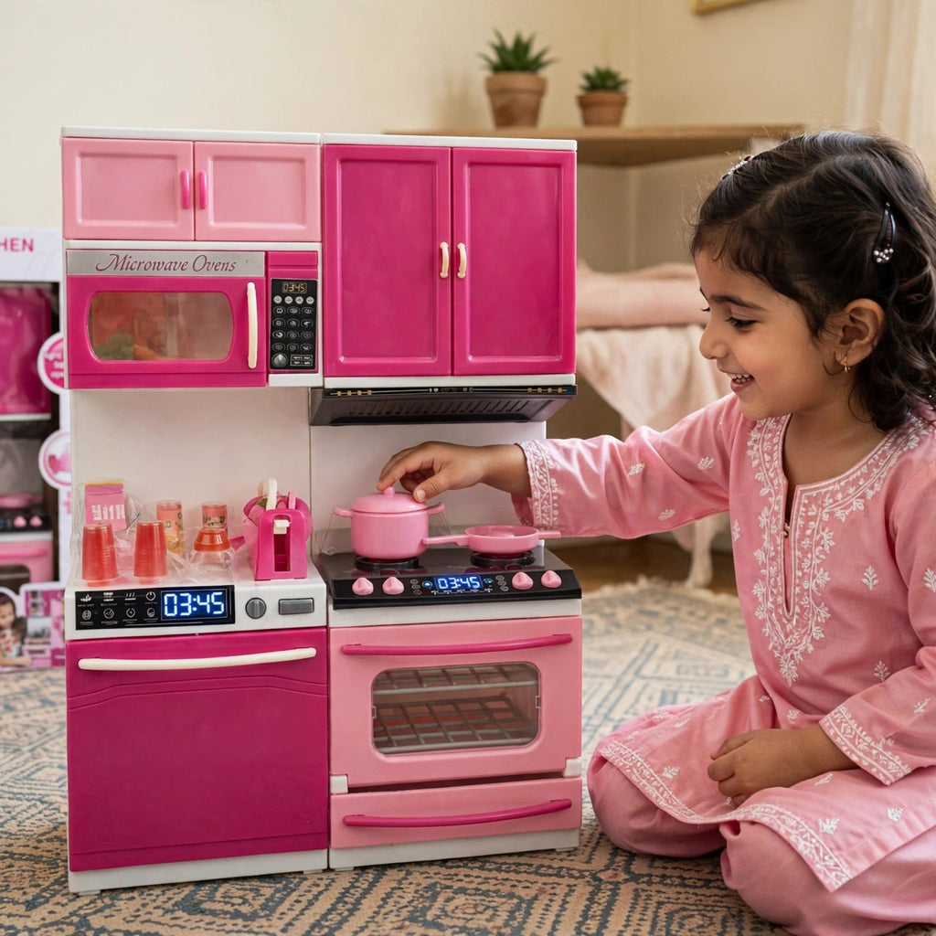 My Happy Kitchen – Kids Kitchen Playset | Pretend Play Cooking Set