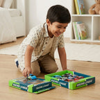Racing League 12-Car Metal Vehicle Set – Premium Mini Racing Cars Carrying Case Toys for Kids