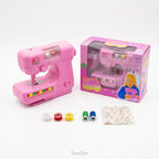 Kids Pretend Play Sewing Machine Toy with Light-Up Feature – Pink Toy Sewing Machine for Girls